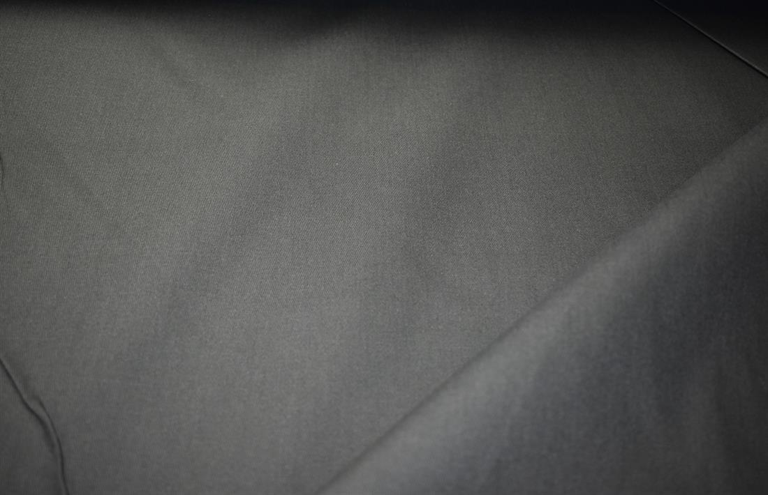 Charcoal Plain Medium Cotton Drill Fabric