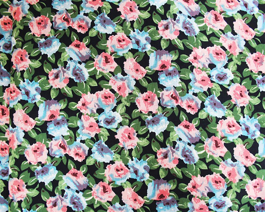 Water Floral Cotton Lawn Is a Lightweight and Sheer Fabric