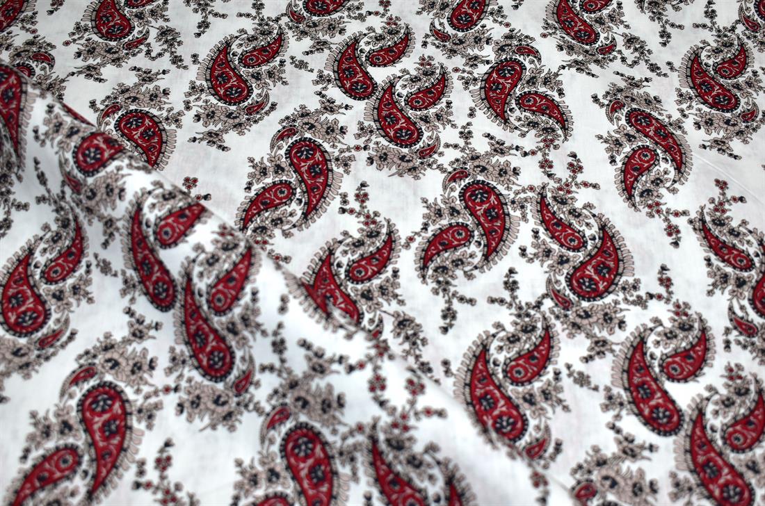 Floral Cotton Lawn Is a Lightweight and Sheer Fabric