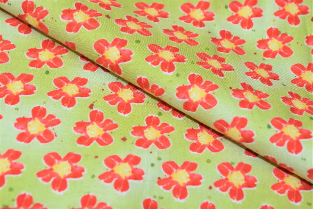Printed 100% Cotton, Small Flower Print