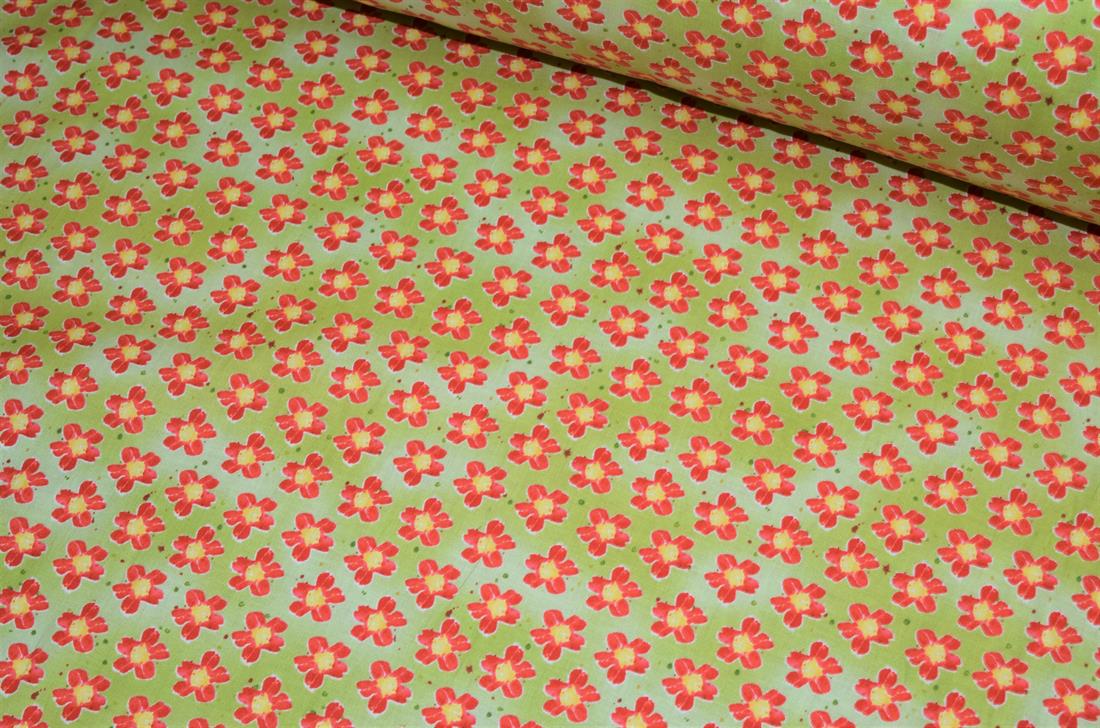 Printed 100% Cotton, Small Flower Print