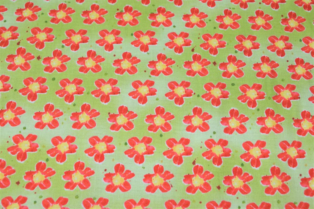 Printed 100% Cotton, Small Flower Print