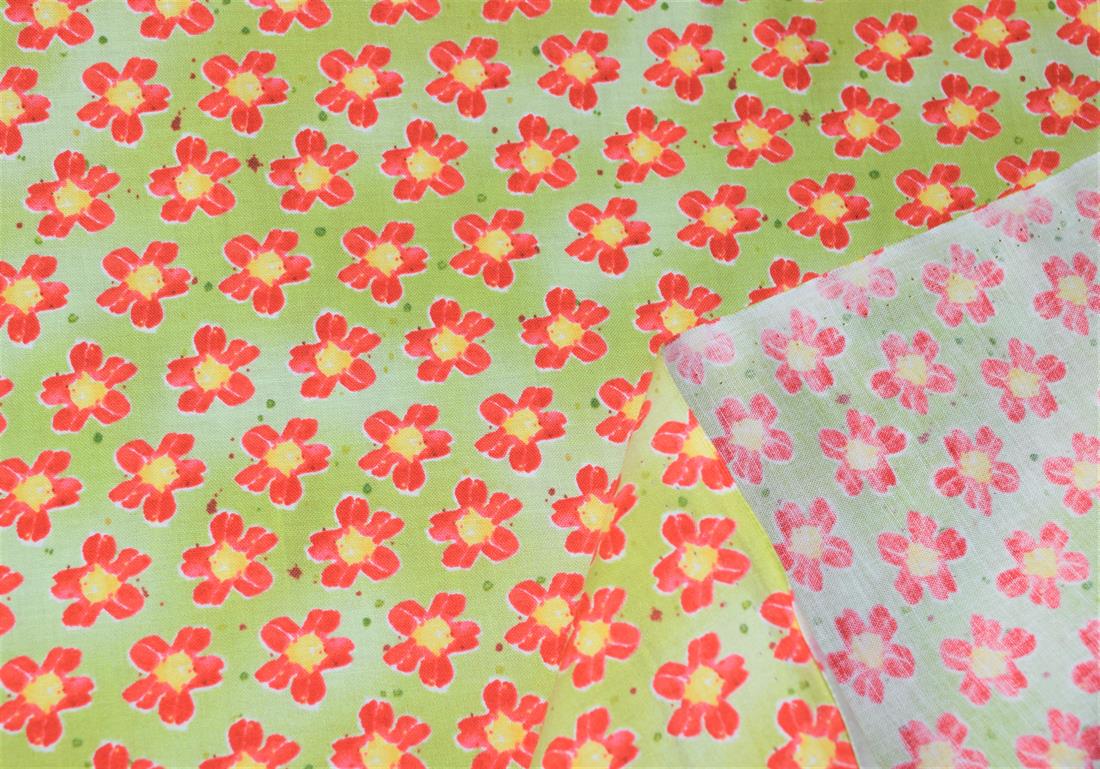 Printed 100% Cotton, Small Flower Print