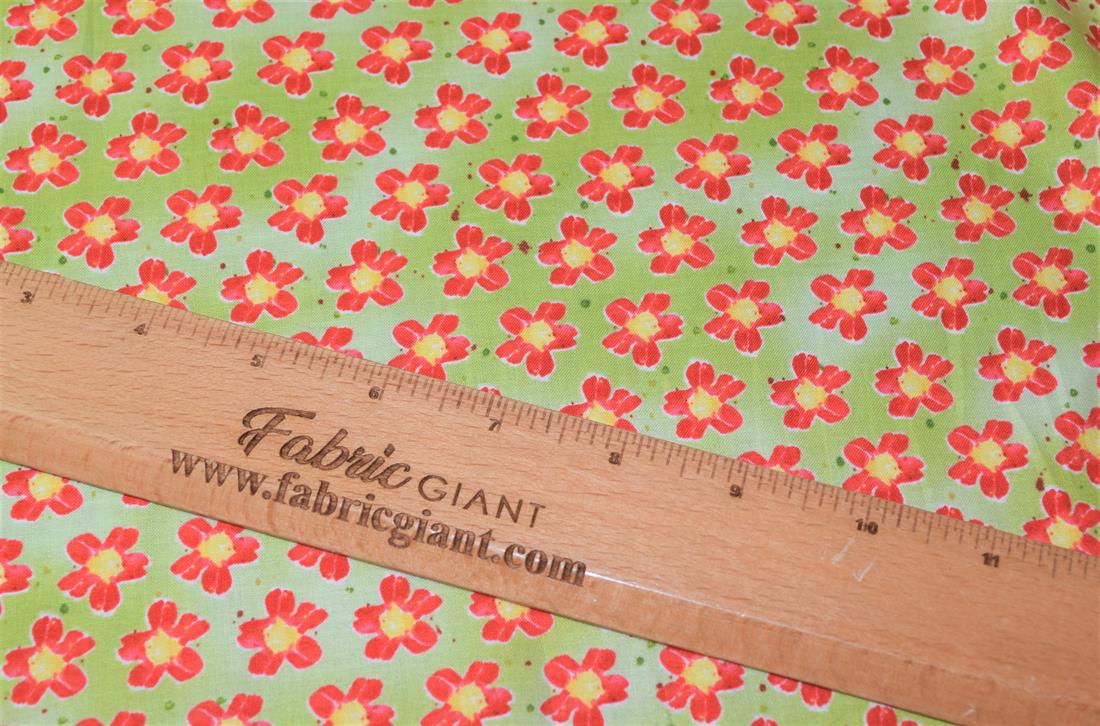 Printed 100% Cotton, Small Flower Print