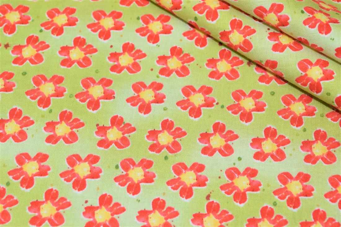 Printed 100% Cotton, Small Flower Print