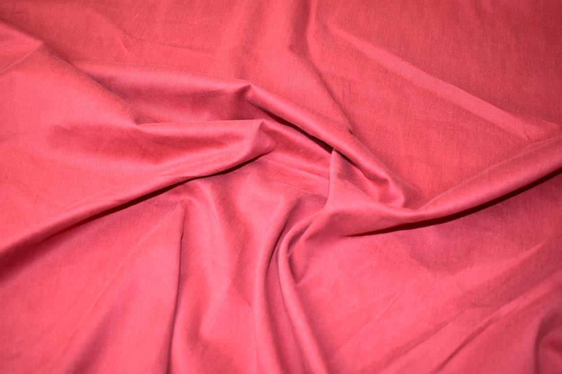 Maroon Plain Linen Fabric