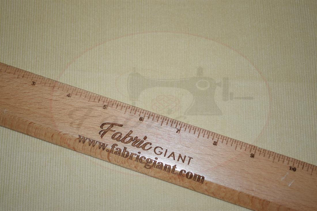 Beige Corduroy Plain Fabric
