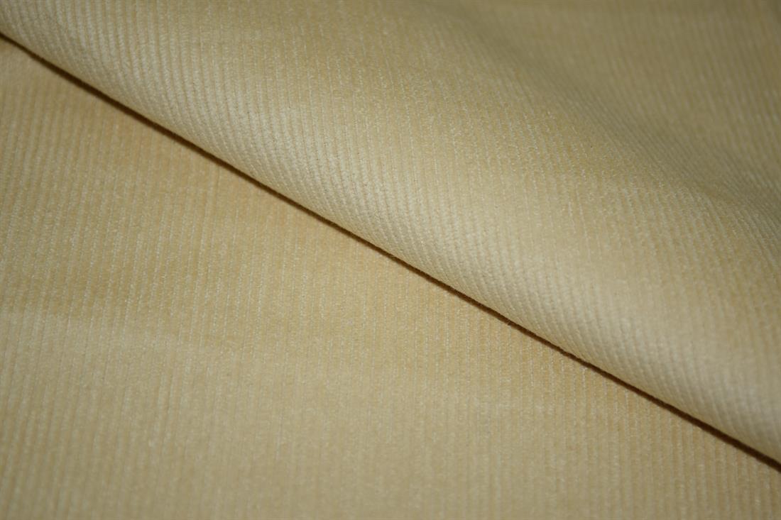 Beige Corduroy Plain Fabric