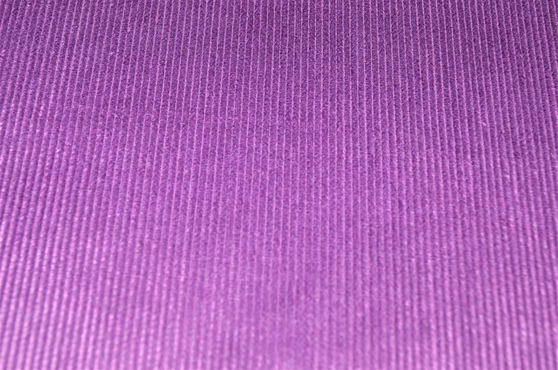 Purple Corduroy Plain Fabric
