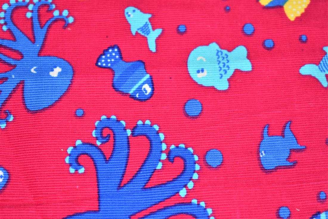 Sea Life Cord This Beautiful Quality Corduroy Fabric