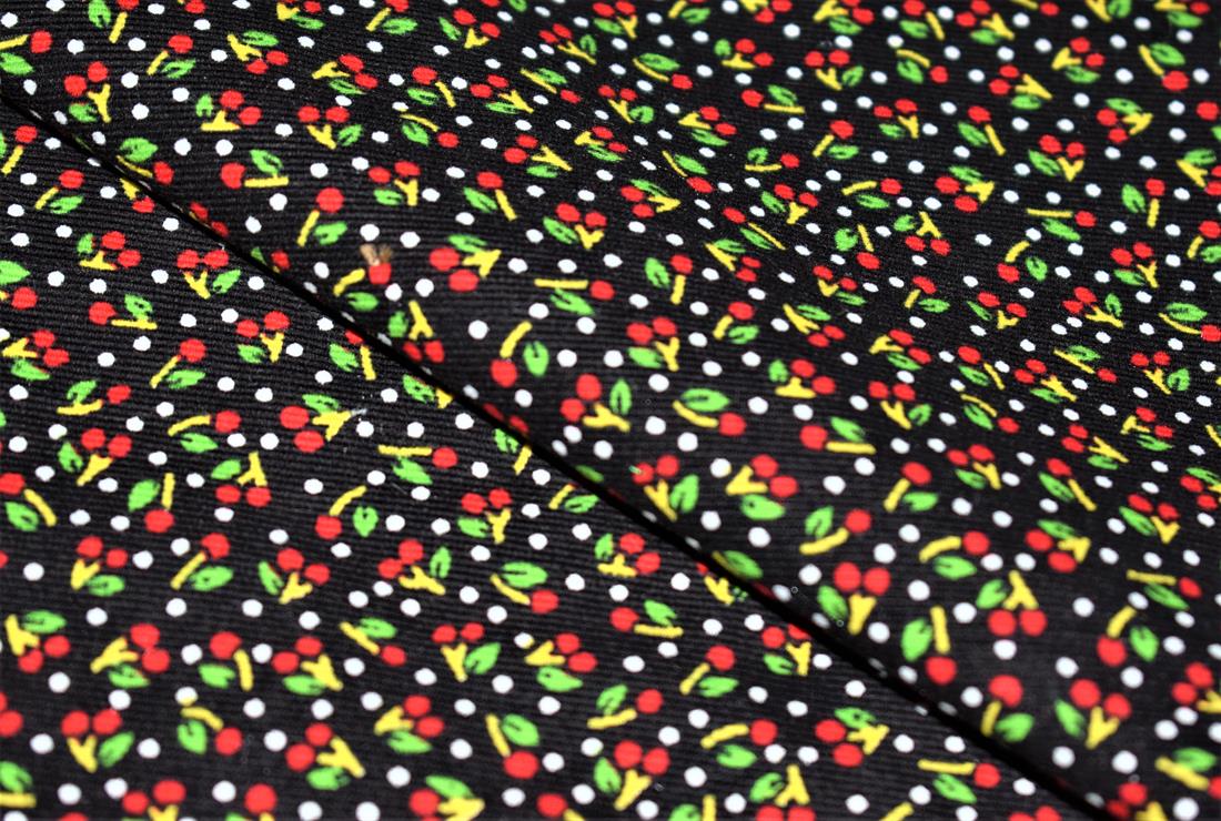 Spotty Ditsy Berries Cord Corduroy