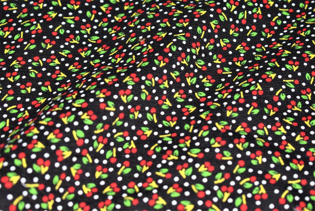 Spotty Ditsy Berries Cord Corduroy