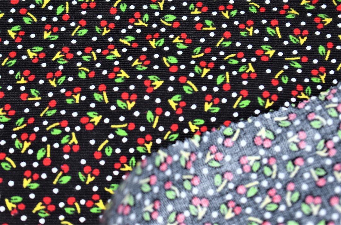 Spotty Ditsy Berries Cord Corduroy