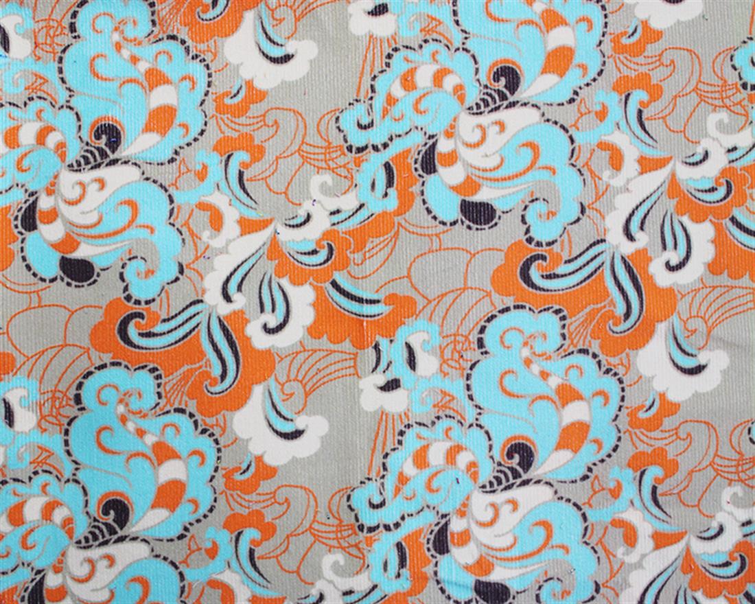 Sand Little Johnny Ornate Abstract Paisley Corduroy