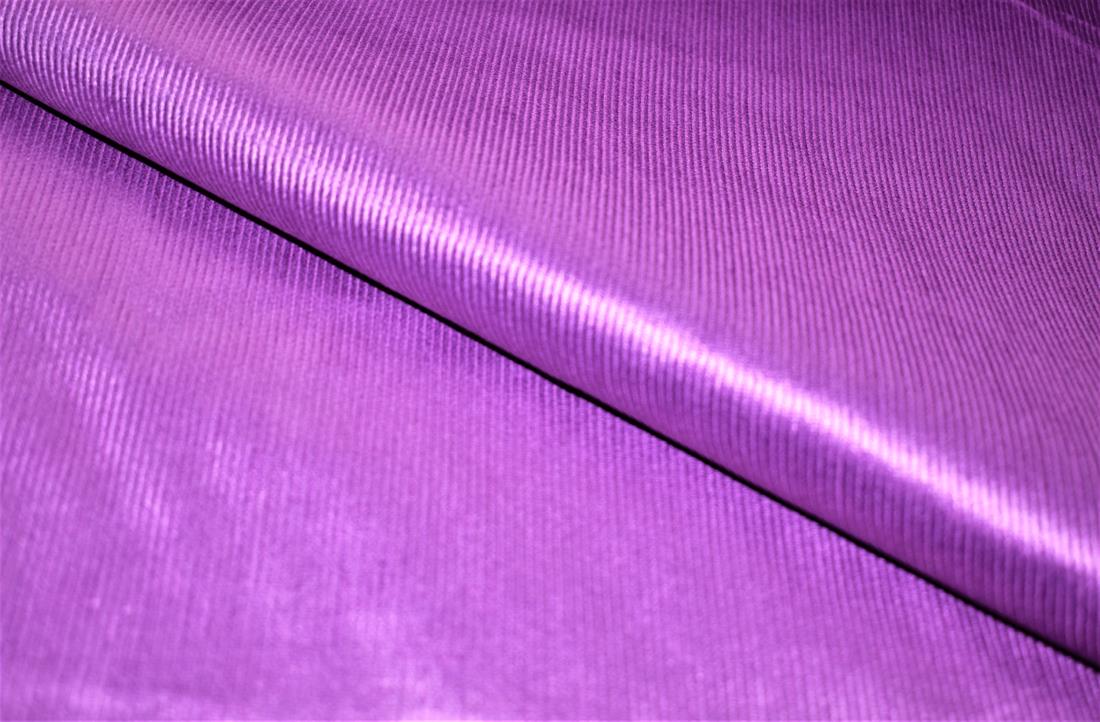 Light Purple Corduroy Fabric Plain