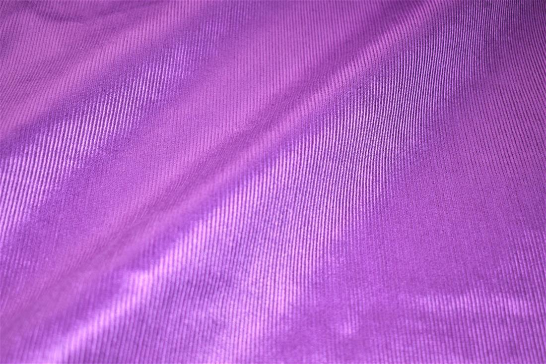 Light Purple Corduroy Fabric Plain