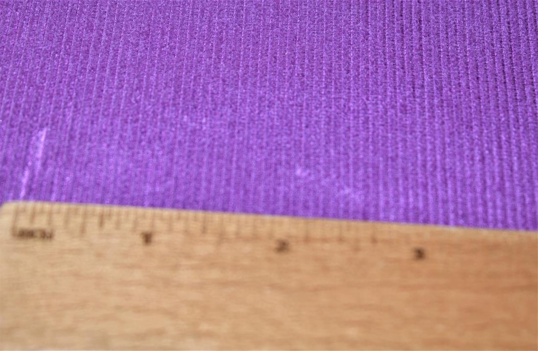 Light Purple Corduroy Fabric Plain