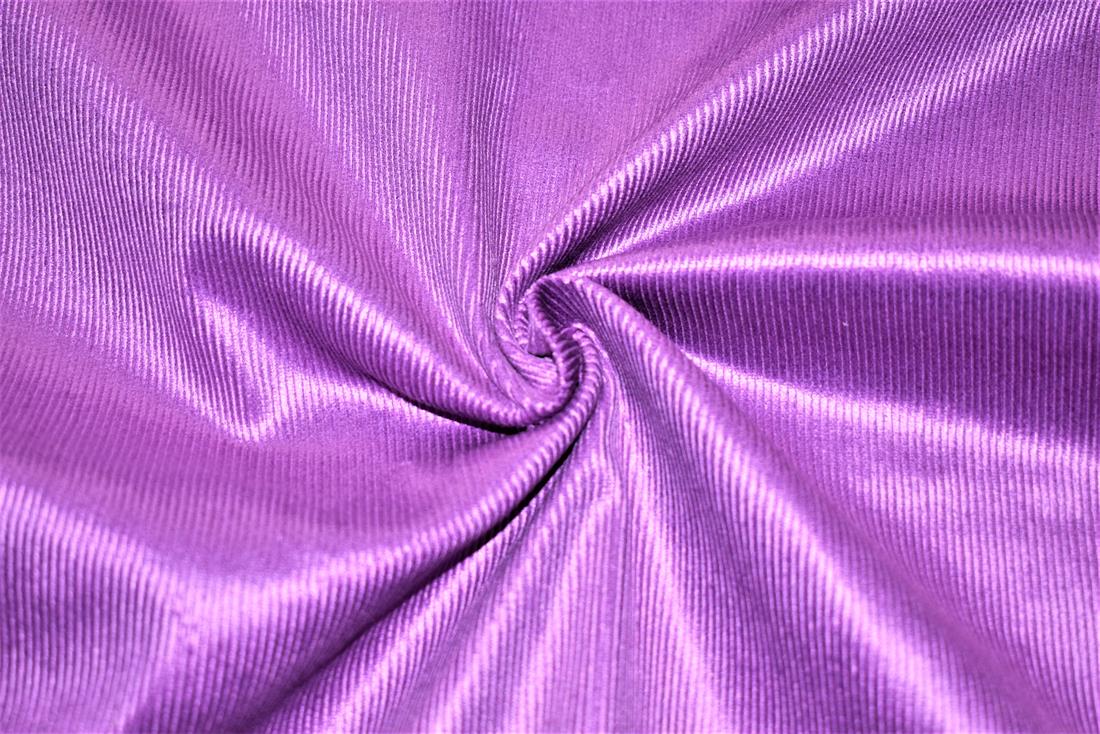 Light Purple Corduroy Fabric Plain