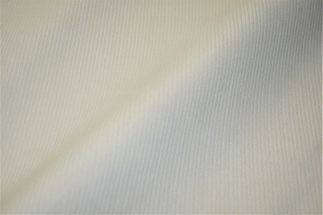 Ivory Corduroy Fabric Plain