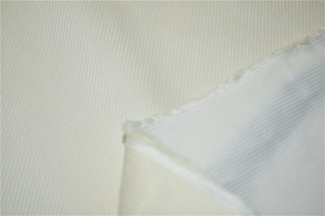 Ivory Corduroy Fabric Plain