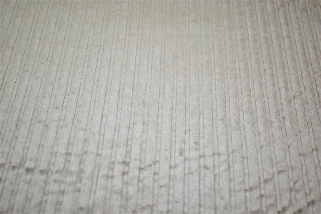 Lightgrey & Beige Corduroy Fabric Plain