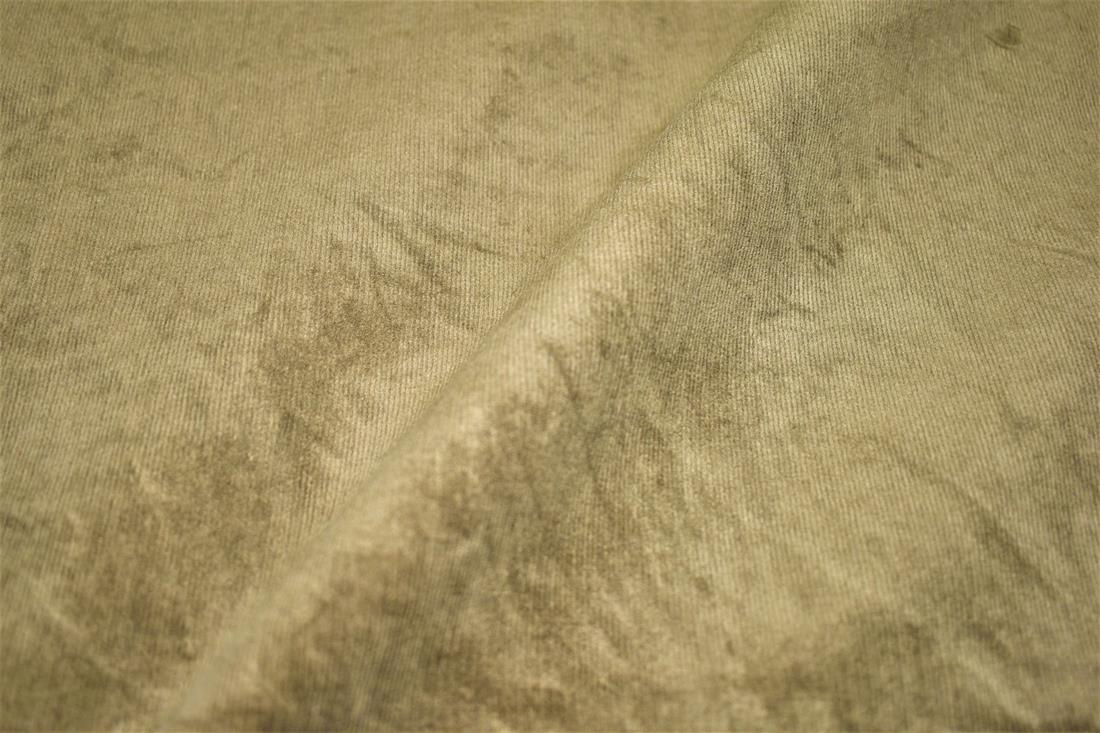 Khaki Corduroy Fabric Plain