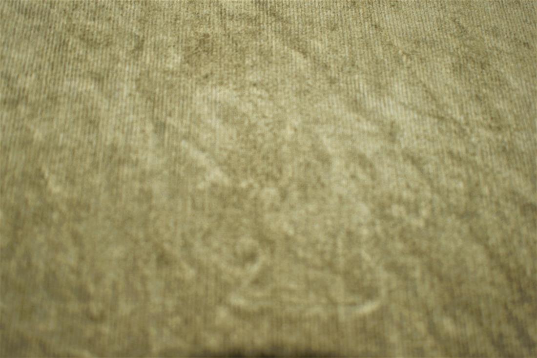 Khaki Corduroy Fabric Plain