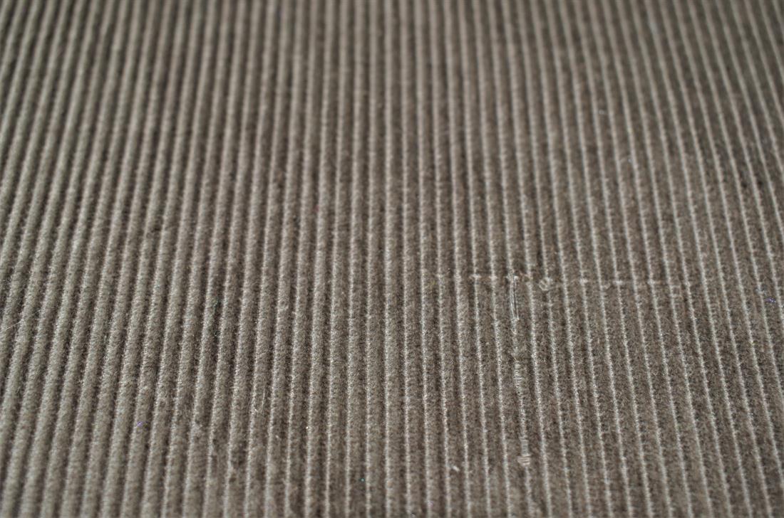 Dark Brown Corduroy Plain Fabric