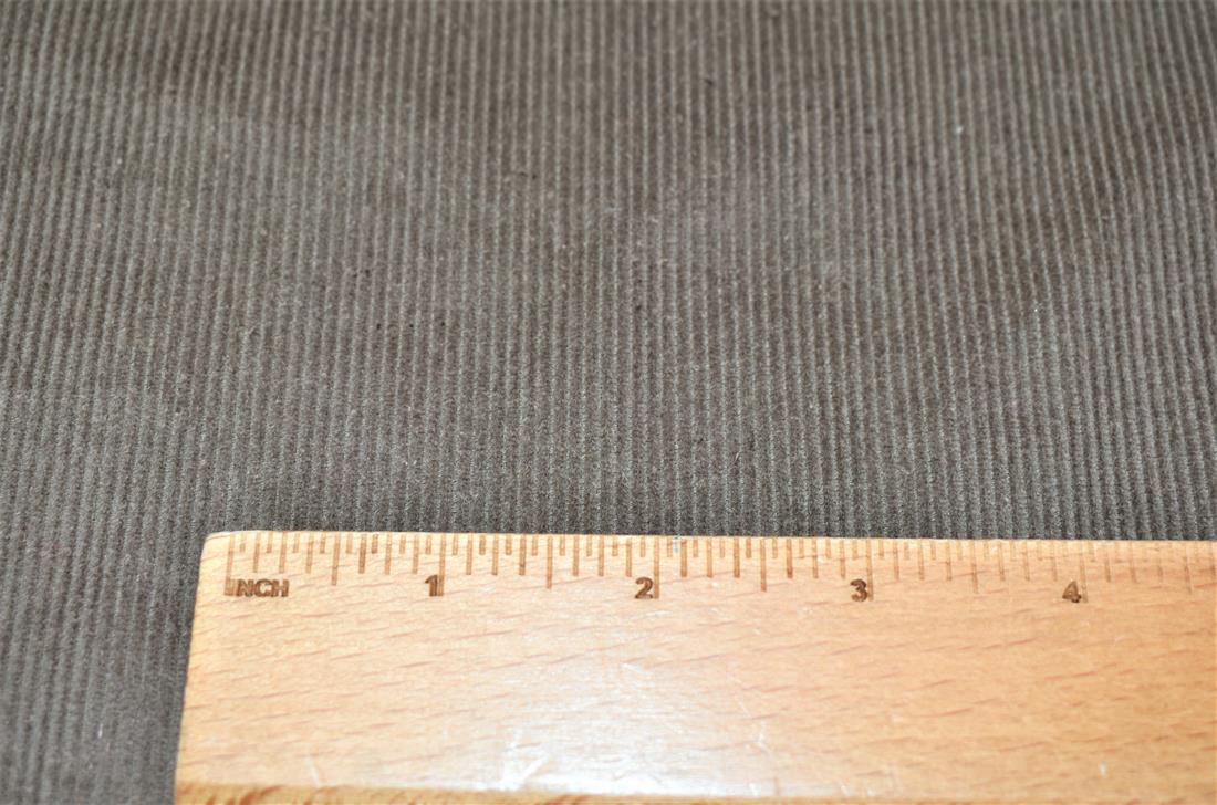Brown Corduroy Plain Fabric
