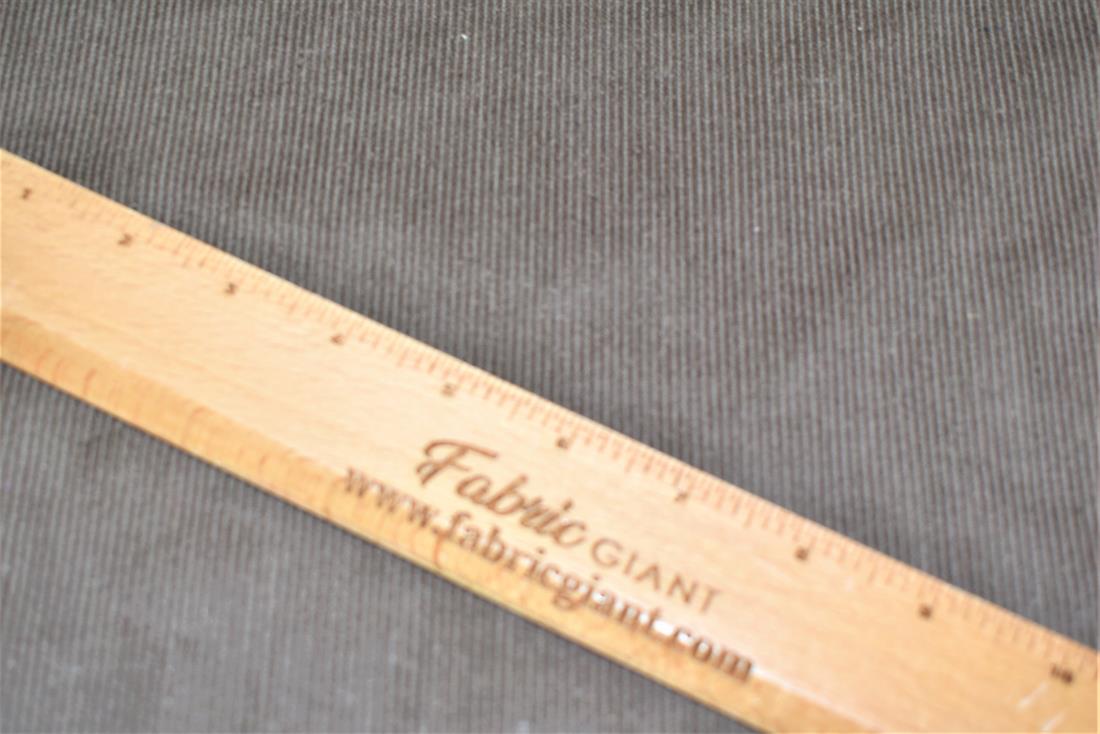 Brown Corduroy Plain Fabric
