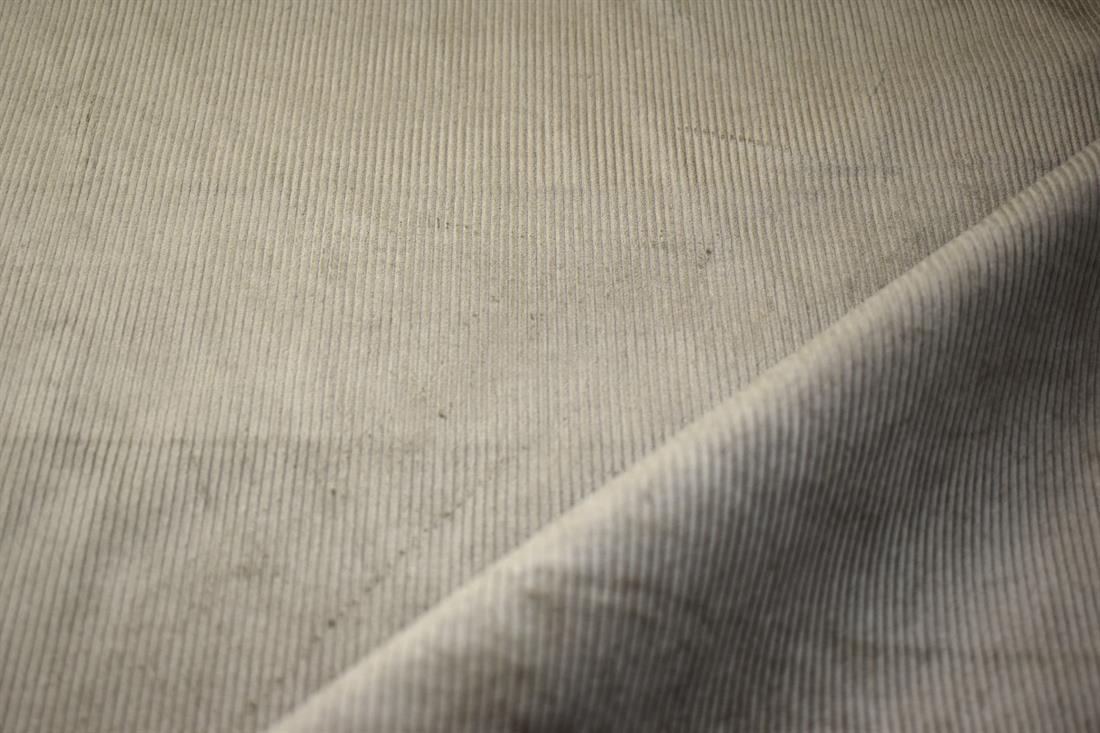 Khaki Corduroy Plain Fabric
