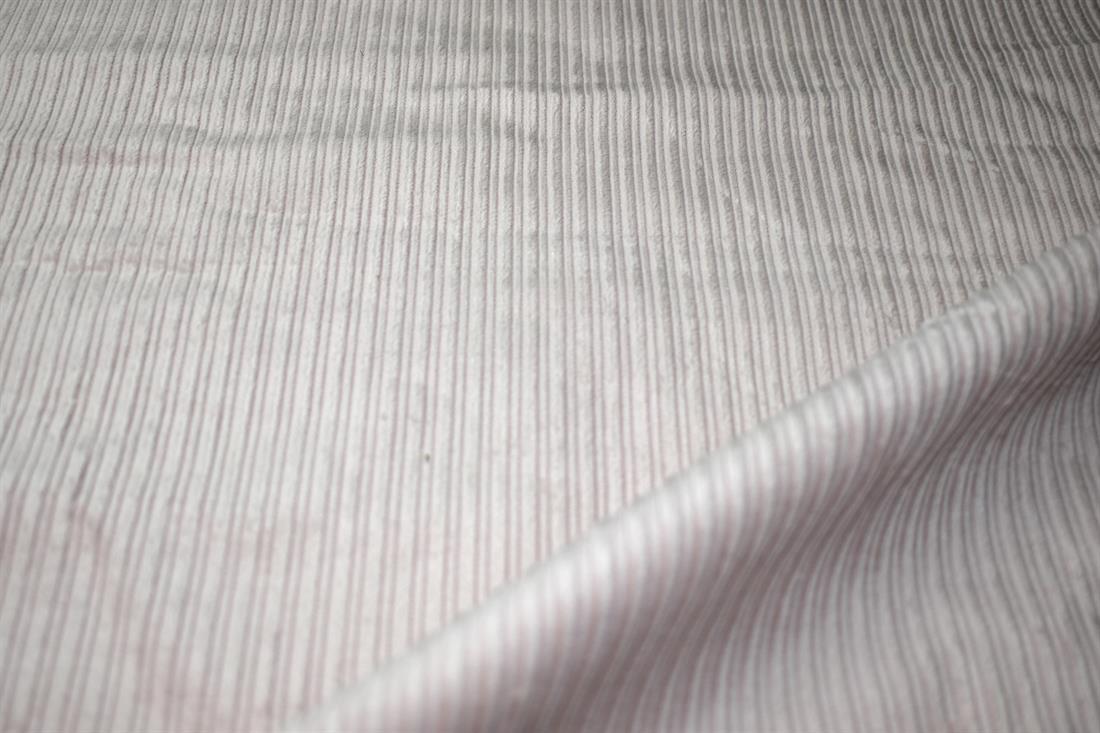 Light Pink Corduroy Plain Fabric