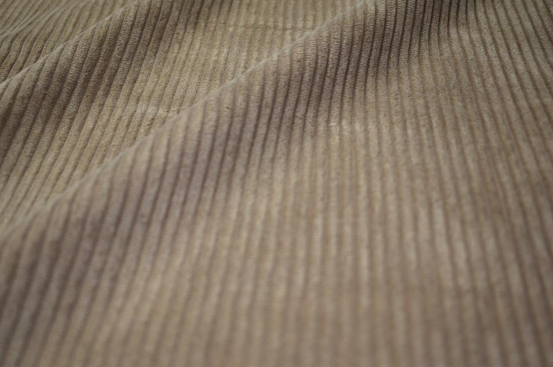 Gold Corduroy Plain Fabric