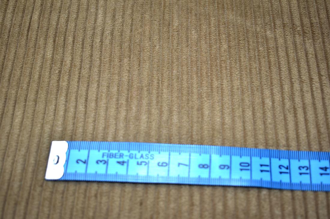 Gold Corduroy Plain Fabric