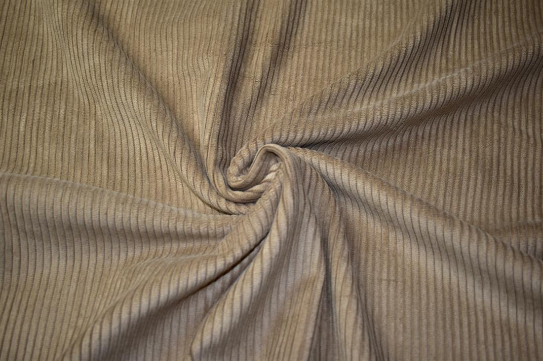 Gold Corduroy Plain Fabric