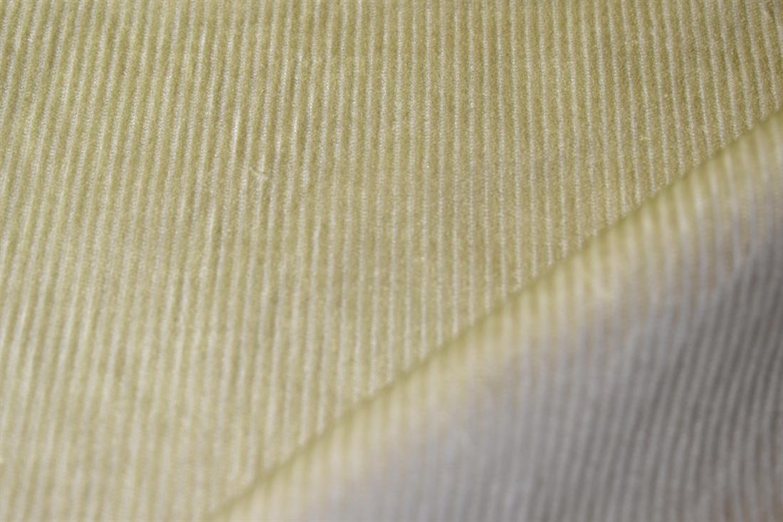 Light Gold Corduroy Plain Fabric