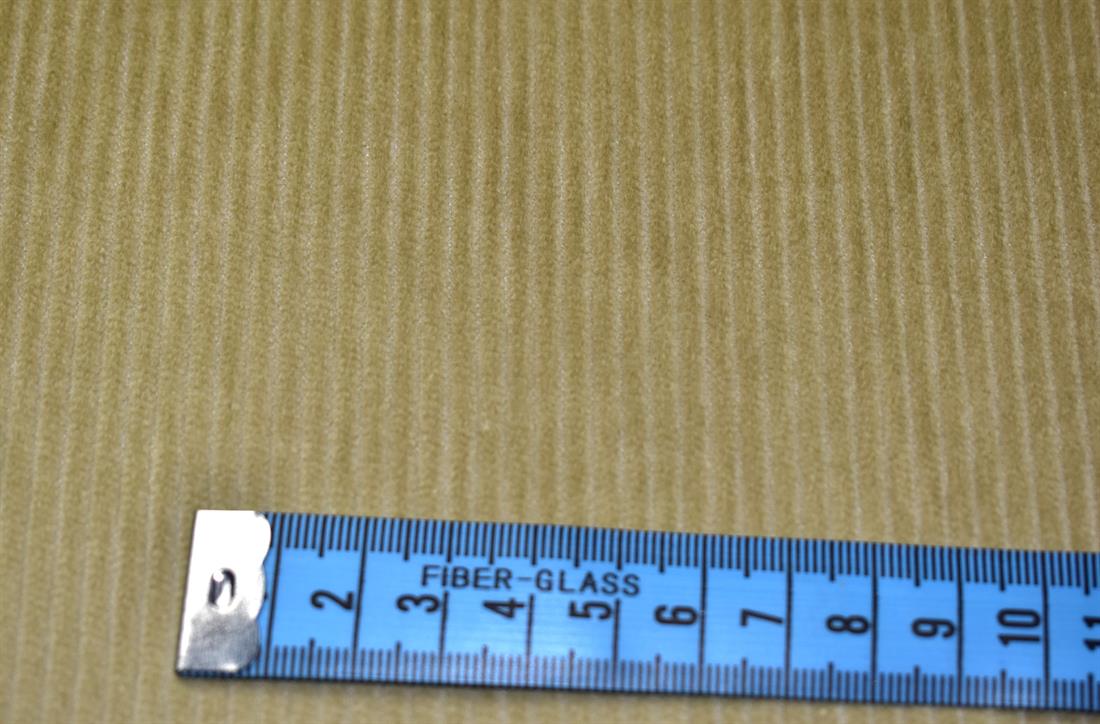Light Gold Corduroy Plain Fabric
