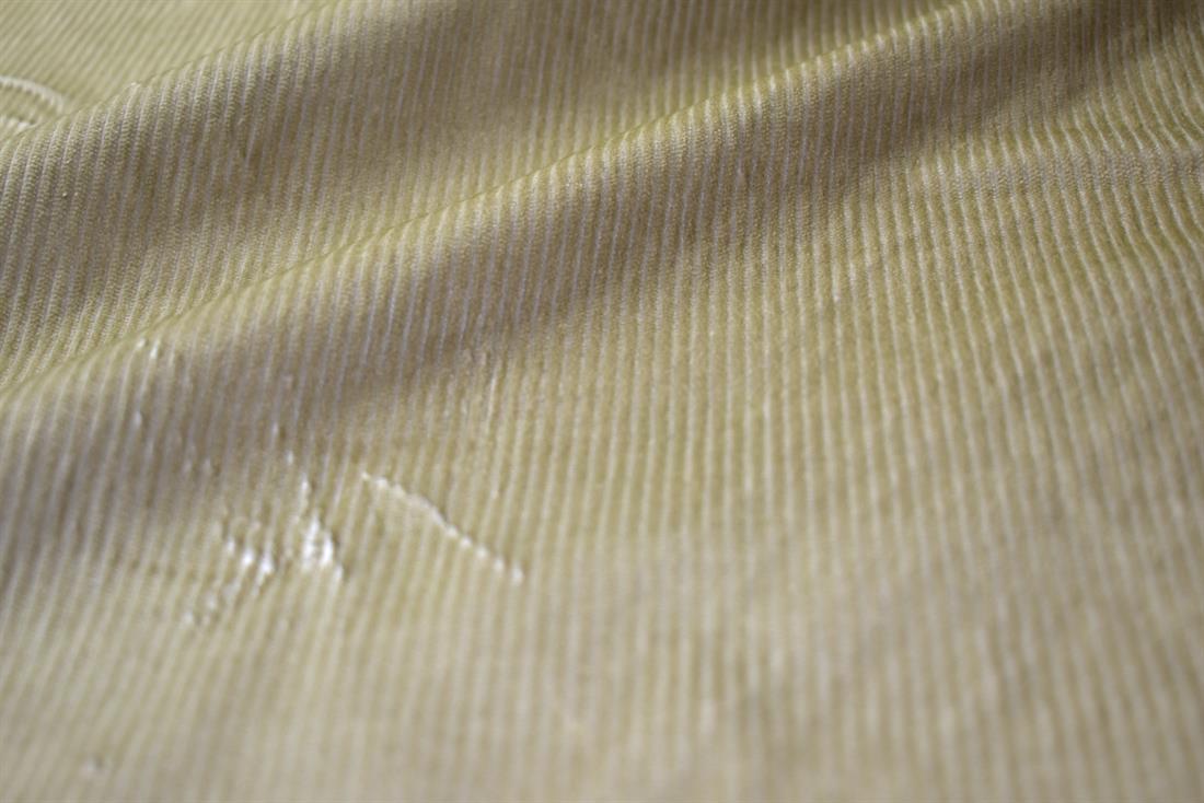 Light Gold Corduroy Plain Fabric