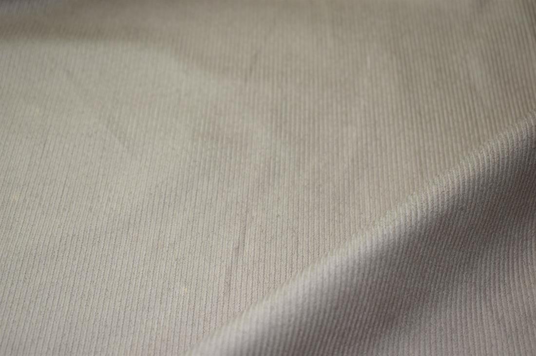 Beige Corduroy Plain Fabric