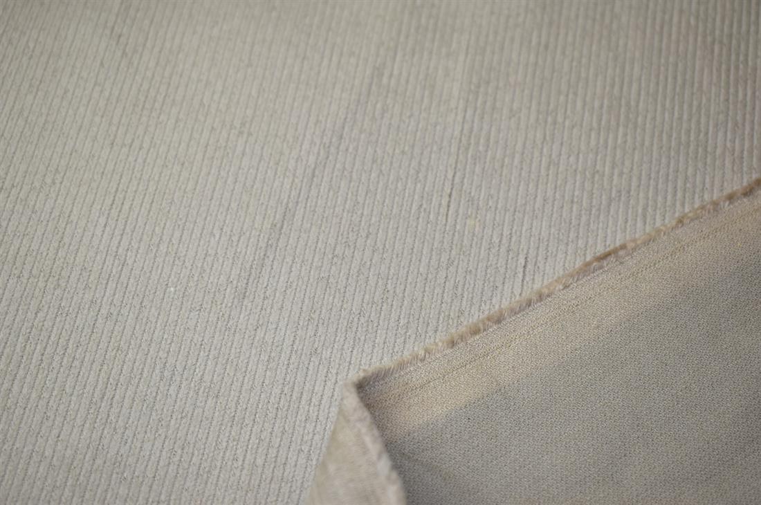 Beige Corduroy Plain Fabric