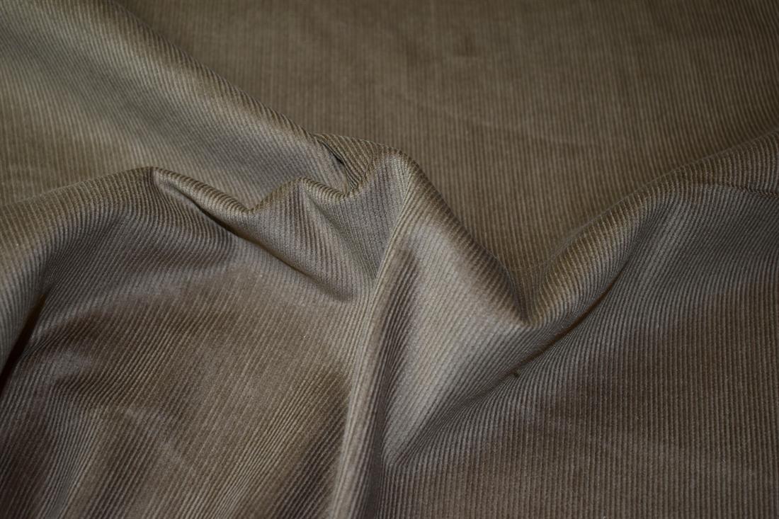 Khakhi Khaki Corduroy Plain Fabric