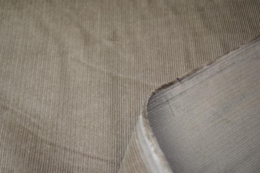 Khakhi Khaki Corduroy Plain Fabric