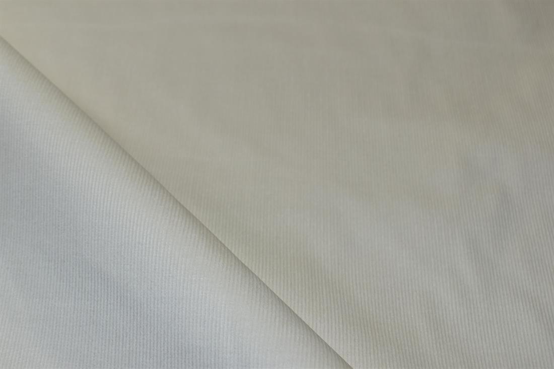 Cream Needle Corduroy Plain Fabric