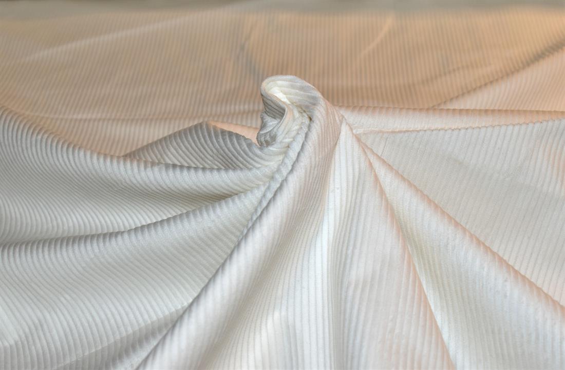 Ivory Corduroy Plain Fabric