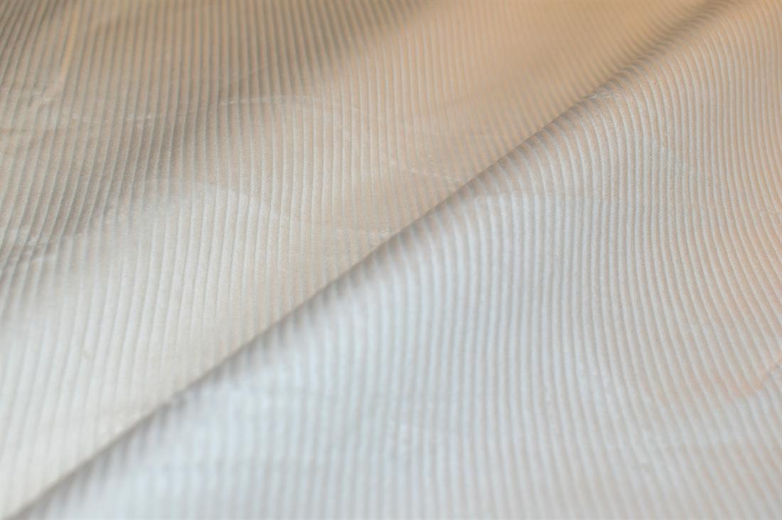 Ivory Corduroy Plain Fabric