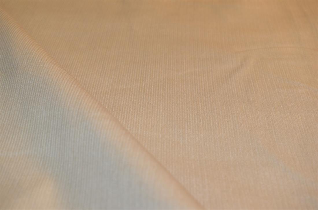 Cream Needle Corduroy Plain Fabric