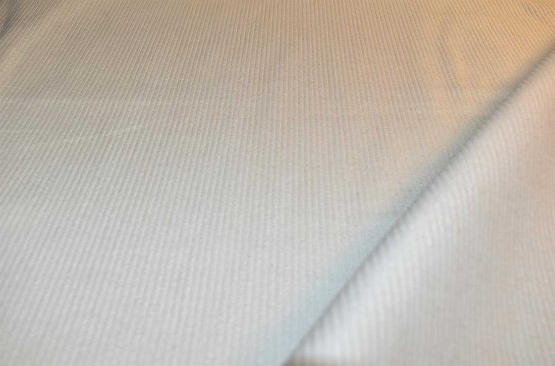 Ivory Corduroy Plain Fabric
