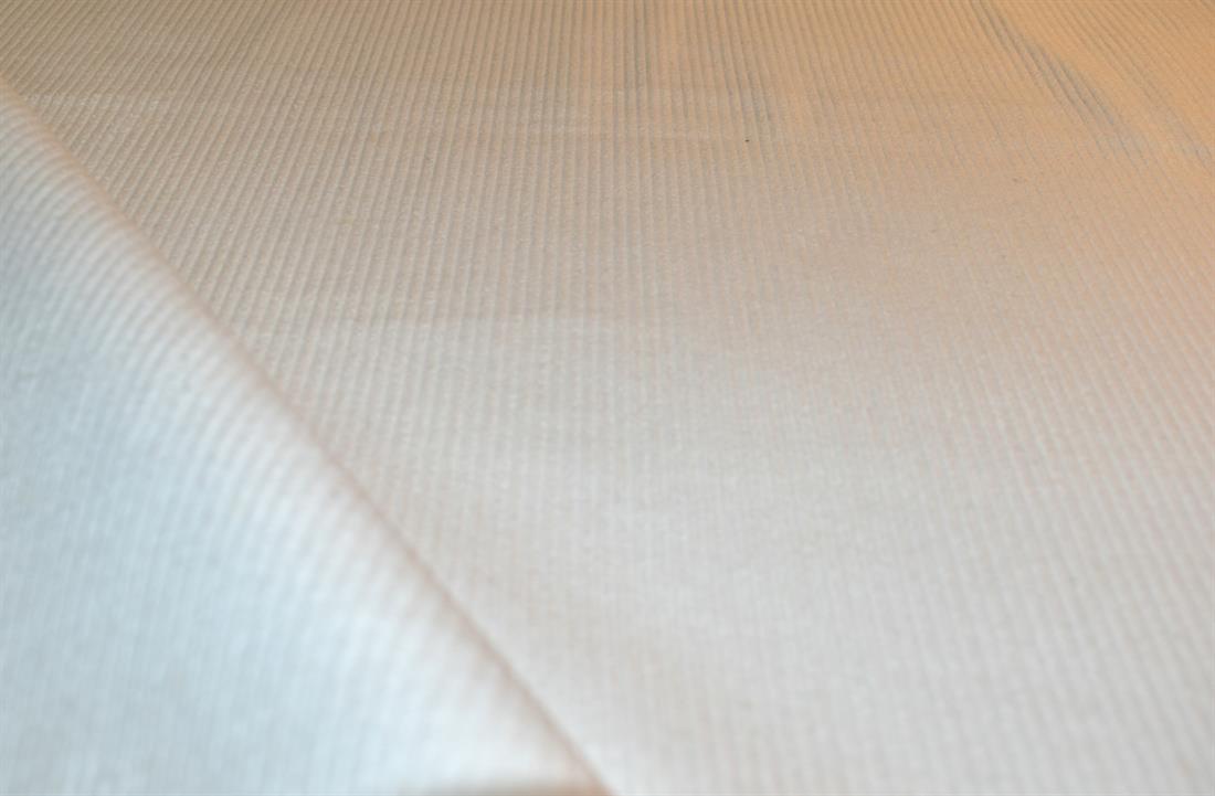Ivory Corduroy Plain Fabric