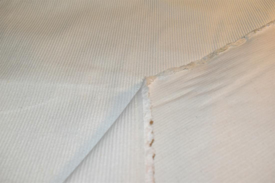 Ivory Corduroy Plain Fabric
