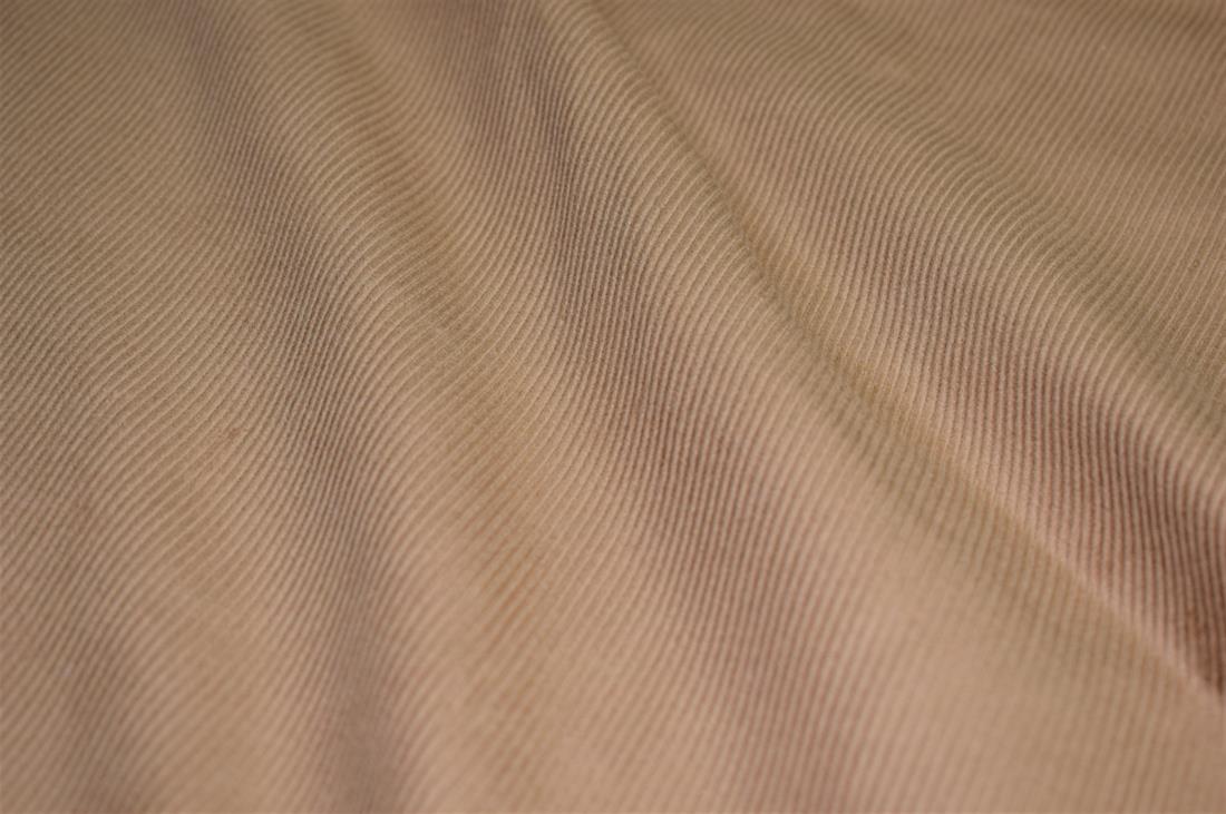 Brown Corduroy Fabric Plain